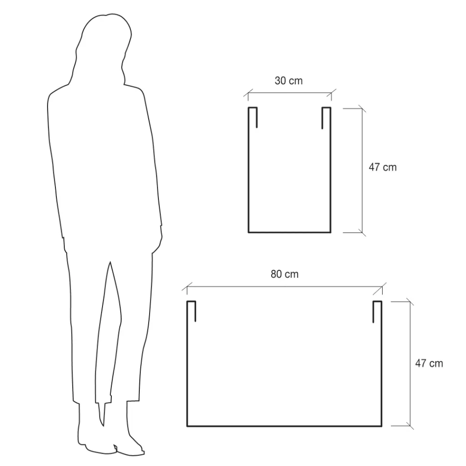 Gartentrenntopf aus farbigem Polyethylen Made in Italy - Maddison Viadurini