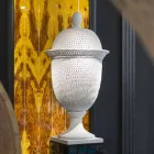 Elegante Keramikvase für den Innenbereich, handgefertigt in Italien - Napoleone Viadurini