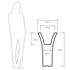 Gartenblumentopf aus farbigem Polyethylen Made in Italy - Tremont Viadurini