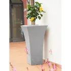 Gartenblumentopf aus farbigem Polyethylen Made in Italy - Tremont Viadurini