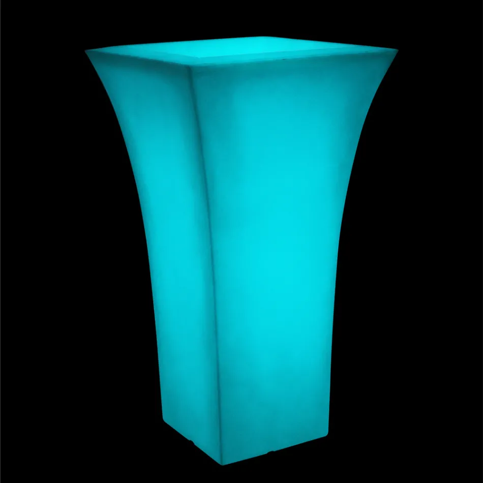 Gartenblumentopf aus farbigem Polyethylen Made in Italy - Tremont Viadurini