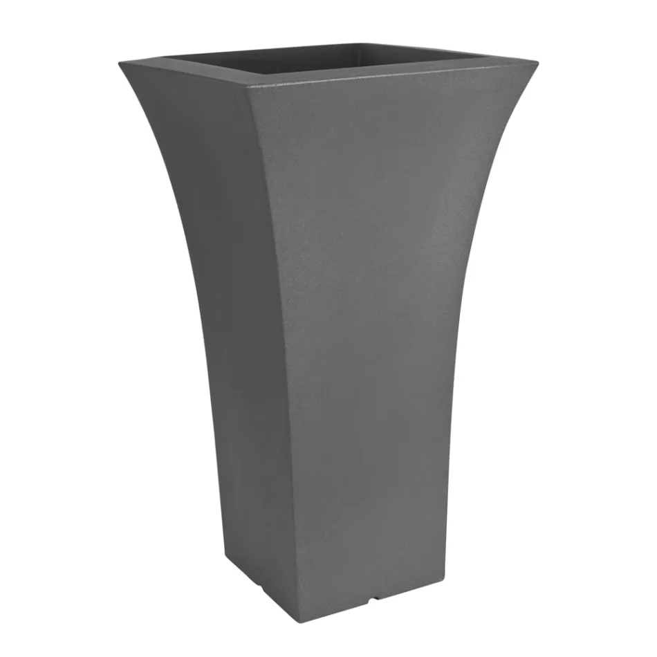 Gartenblumentopf aus farbigem Polyethylen Made in Italy - Tremont Viadurini