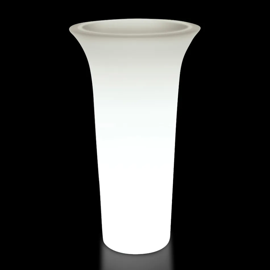 Runder Pflanzkübel aus Polyethylen Made in Italy - Tremont Viadurini