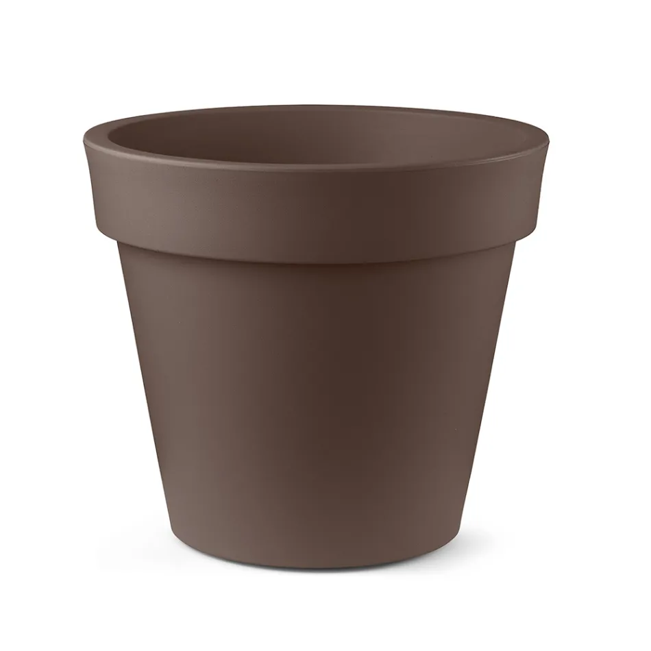 Große Außenvase aus Polyethylen, 4 Größen, Made in Italy - Emporium Viadurini