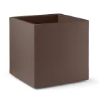 Farbige Vase aus Polyethylen in Würfelform, hergestellt in Italien – Tonello Viadurini