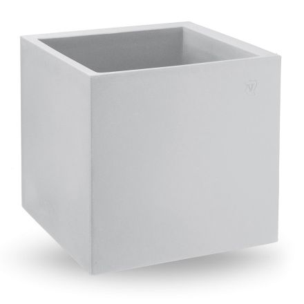 Vase in kubischer Form aus farbigem Polyethylen Made in Italy - Tonello Viadurini