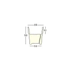 Dekorative Leuchtvase aus Polyethylen mit LED-Licht, hergestellt in Italien – Pucca Viadurini