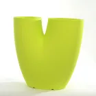 Moderne farbige Gartenvase aus Polyethylen Made in Italy - Flowes Viadurini