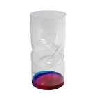 Moderne verdrehte Acrylkristallvase in verschiedenen Ausführungen - Zigarette Viadurini