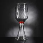 Moderne transparente Vase aus geblasenem Muranoglas Made in Italy - Copernicus Viadurini