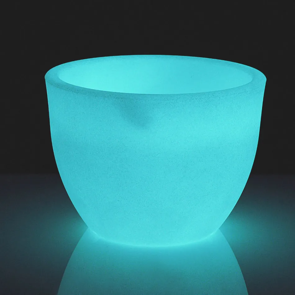 Fluoreszierende Vase für drinnen oder draußen 3 Dimensionen Made in Italy - Fluos Viadurini