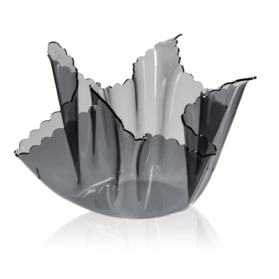 Recycelbare drapierte farbige Plexiglasvase 2 Stück 2 Größen - Gabria Viadurini