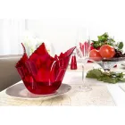 Recycelbare drapierte farbige Plexiglasvase 2 Stück 2 Größen - Gabria Viadurini