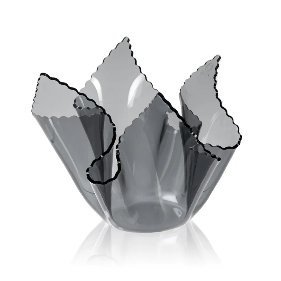 Recycelbare drapierte farbige Plexiglasvase 2 Stück 2 Größen - Gabria Viadurini