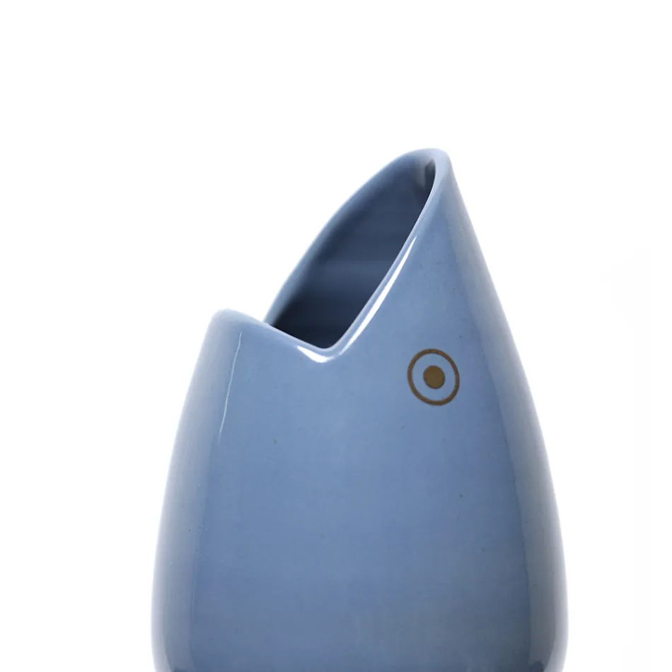 Keramik-Blumenvase, handgefertigt in Italien – Thunfisch Viadurini