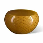 Runde Indoor-Vase aus farbigem Muranoglas Made in Italy - Asper Viadurini