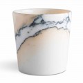 Abgerundete Vase aus Paonazzo-Marmor Hergestellt in Italien, 5 Stück - Murlino