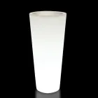 Runde Fluofarbene Gartenvase mit Licht Made in Italy - Avanas Viadurini