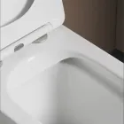 Boden-WC mit sanft schließendem Keramiksitz und modernem Design – Giunco Viadurini