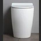 Oleander Keramik-WC mit ausziehbarer Spülung und Soft-Close-Sitz Viadurini