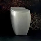 Weiße WC-Vase aus Keramik mit modernem Design Gais, made in Italy Viadurini
