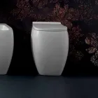 Weiße WC-Vase aus Keramik mit modernem Design Gais, made in Italy Viadurini