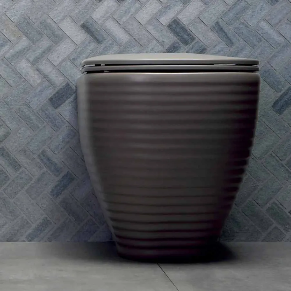 Weiße oder farbige Keramikvase von Trabia Design Viadurini