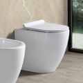 Aster White Keramik-Rimless-Stand-WC mit Soft-Close-Sitz  