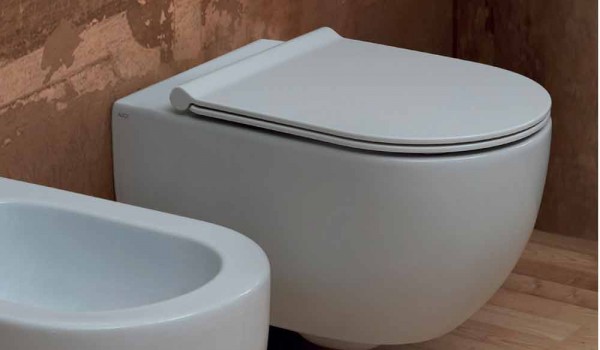 Hangende Toilettenschüssel aus Keramik Design Star 55x35 made in Italy