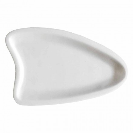 Handgefertigtes Küchentablett aus weißem Carrara-Marmor Made in Italy - Portos Viadurini