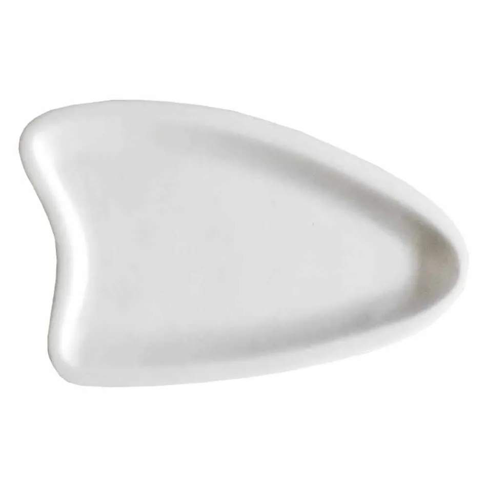 Handgefertigtes Küchentablett aus weißem Carrara-Marmor Made in Italy - Portos Viadurini