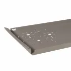 Serviertablett mit Blumen in Weiß, Blau oder Schlammeisen - Marken Viadurini