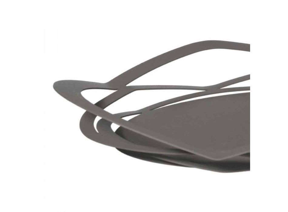 Modernes Design Tablett aus handgefertigtem Eisen, Made in Italy - Futti Viadurini