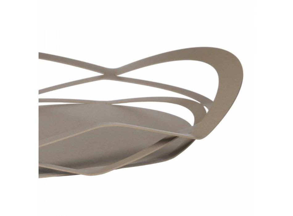 Modernes Design Tablett aus handgefertigtem Eisen, Made in Italy - Futti Viadurini