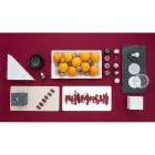 Rechteckiges Tablett aus weißem Carrara-Marmor Made in Italy - Vassili Viadurini