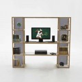 Bücherregal modular in modernem Design Zia Babele I Castelli 5